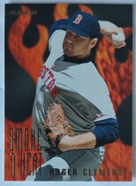 1996 Fleer Smoke 'n Heat #2 Roger Clemens