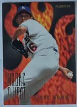 1996 Fleer Smoke 'n Heat #8 Hideo Nomo