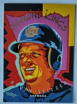 1995 Donruss Diamond Kings #DK-13 Kevin Seitzer