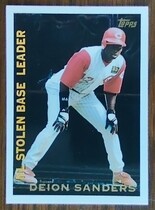 1995 Topps League Leaders #LL19 Deion Sanders