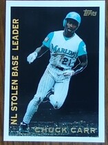 1995 Topps League Leaders #LL20 Chuck Carr