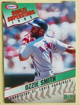 1995 Kraft Base Set #28 Ozzie Smith