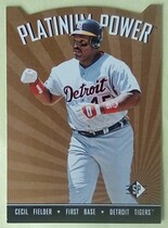 1995 SP Platinum Power #PP10 Cecil Fielder