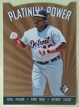 1995 SP Platinum Power #10 Cecil Fielder