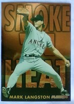 1994 Fleer Smoke N Heat #6 Mark Langston