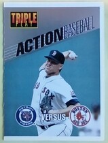 1993 Leaf Triple Play Action #14 Roger Clemens