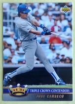 1993 Upper Deck Triple Crown #TC2 Jose Canseco