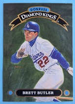 1992 Donruss Diamond Kings #DK-18 Brett Butler