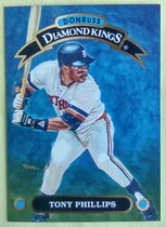 1992 Donruss Diamond Kings #DK-25 Tony Phillips