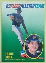 1989 Fleer All Stars #12 Frank Viola