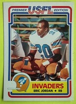 1984 Topps USFL #86 Eric Jordan