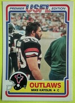 1984 Topps USFL #93 Mike Katolin