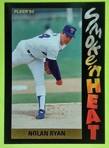 1992 Fleer Smoke n Heat #5 Nolan Ryan