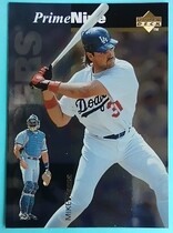1998 Upper Deck Prime Nine #PN10 Mike Piazza