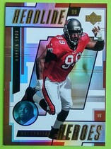 2000 Upper Deck Headline Heroes #HH9 Warren Sapp