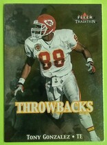 2000 Fleer Tradition Throwbacks #18T Tony Gonzalez