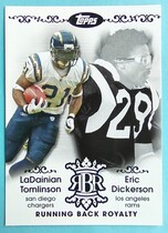 2007 Topps Running Back Royalty #RBR-TD Dickerson|Tomlinson