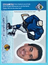 1998 Upper Deck Choice Bobbing Head #BH23 Chris Chelios