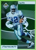 1998 Upper Deck Choice Starquest/Rookquest Green 2 Stars #9 Emmitt Smith|Fred Taylor