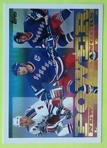 1995 Topps Power Lines #3PL Adam Graves|Mark Messier|Pat Verbeek