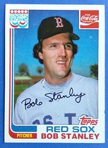 1982 Topps Boston Red Sox Brighams Coca-Cola #18 Bob Stanley