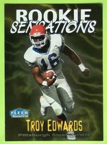 1999 Fleer Tradition Rookie Sensations #7RS Troy Edwards
