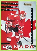 1995 Donruss Canada World Junior #21 Jeff Friesen