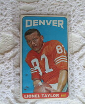 1965 Topps Base Set #65 Lionel Taylor