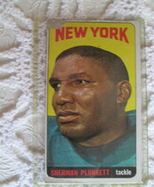 1965 Topps Base Set #125 Sherman Plunkett