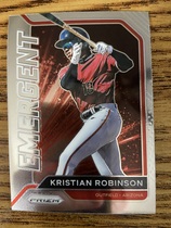 2021 Panini Prizm Emergent #EM12 Kristian Robinson