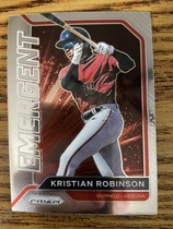 2021 Panini Prizm Emergent #12 Kristian Robinson