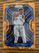 2020 Panini Prizm Orange Ice Prizm #251 Tyler Bey