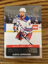 2021 Upper Deck Debut Dates #DD-1 Alexis Lafreniere