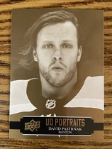 2021 Upper Deck UD Portraits #P-18 David Pastrnak