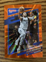 2021 Donruss Orange Holo Laser #19 Jalen Brunson