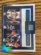 2017 Panini Status Factions #15 Anthony Davis|Demarcus Cousins|Jrue Holiday