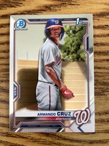 2021 Bowman Chrome Prospects #BCP-247 Armando Cruz