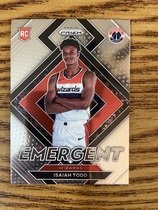 2021 Panini Prizm Emergent #30 Isaiah Todd