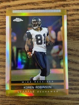 2003 Topps Draft Picks and Prospects Chrome Gold Refractors #104 Koren Robinson