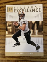 2018 Panini Pillars of Excellence #17 Drew Brees