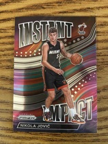 2022 Panini Prizm Instant Impact #7 Nikola Jovic