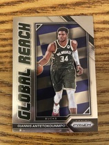 2022 Panini Prizm Global Reach #3 Giannis Antetokounmpo
