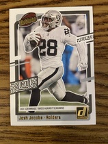 2023 Donruss Highlights #4 Josh Jacobs
