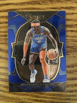 2022 Panini Select Blue #56 Shai Gilgeous-Alexander