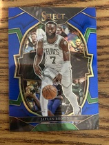 2022 Panini Select Blue Prizm #32 Jaylen Brown