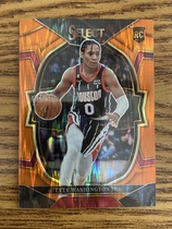 2022 Panini Select Orange Flash Prizm #70 Tyty Washington Jr.