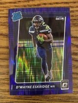 2021 Donruss Optic Purple Shock #219 Dwayne Eskridge
