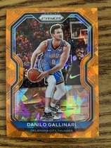 2020 Panini Prizm Orange Ice Prizm #61 Danilo Gallinari