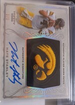 2020 Leaf Trinity Patch Autos Spectrum Silver #PA-NS1 Nate Stanley