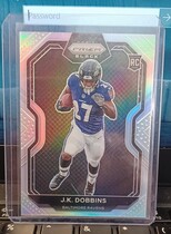 2020 Panini Chronicles Prizm Black Silver #PB-6 J.K. Dobbins